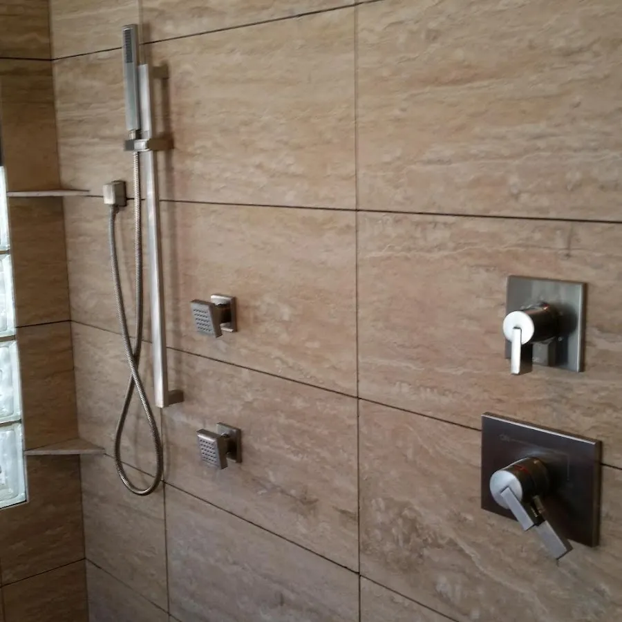 Shower fixture installation for Water Heater Replacement in Union Mill